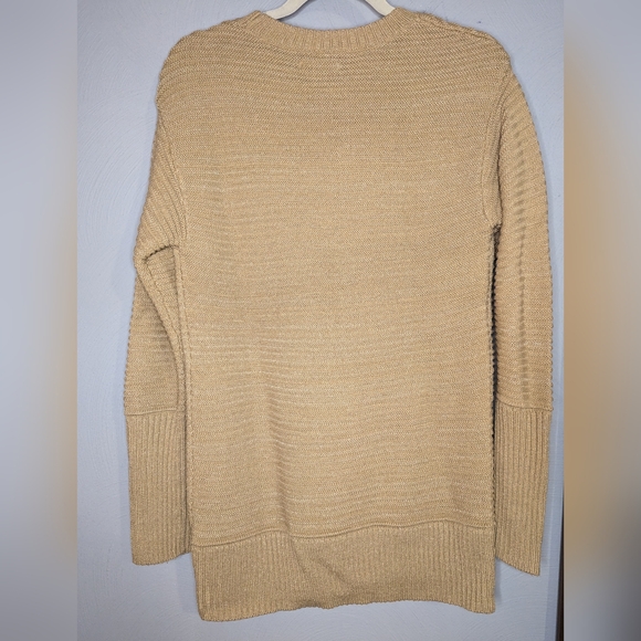 Gold Sparkly Nine West Sweater Size Small - Picture 2 of 6